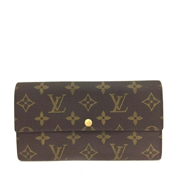 Louis Vuitton Brown Monogram Wallet - Picture 1 of 12